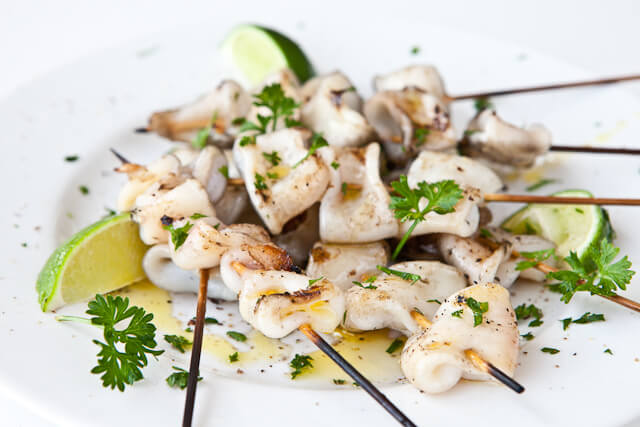 Grilled Calamari for the Summer