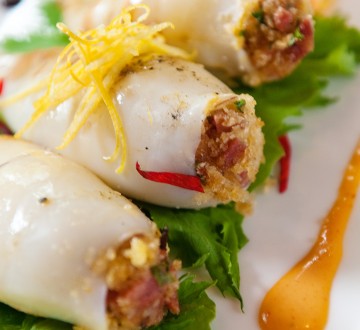 Recipe: Grilled Chorizo-Stuffed Calamari