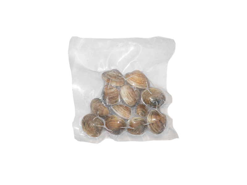 Domestic Clams, Littleneck, in their clear vacuum sealed bag