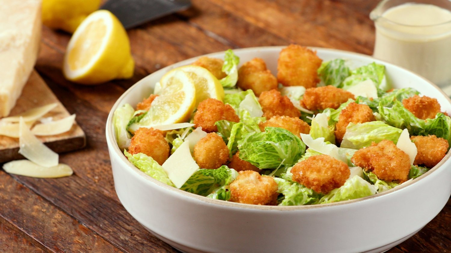 Recipe: Calamari Caesar Salad